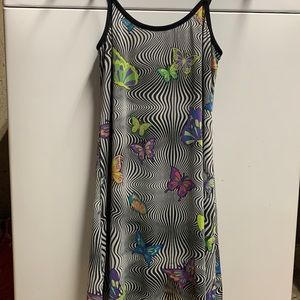 Current Mood butterfly rave dress